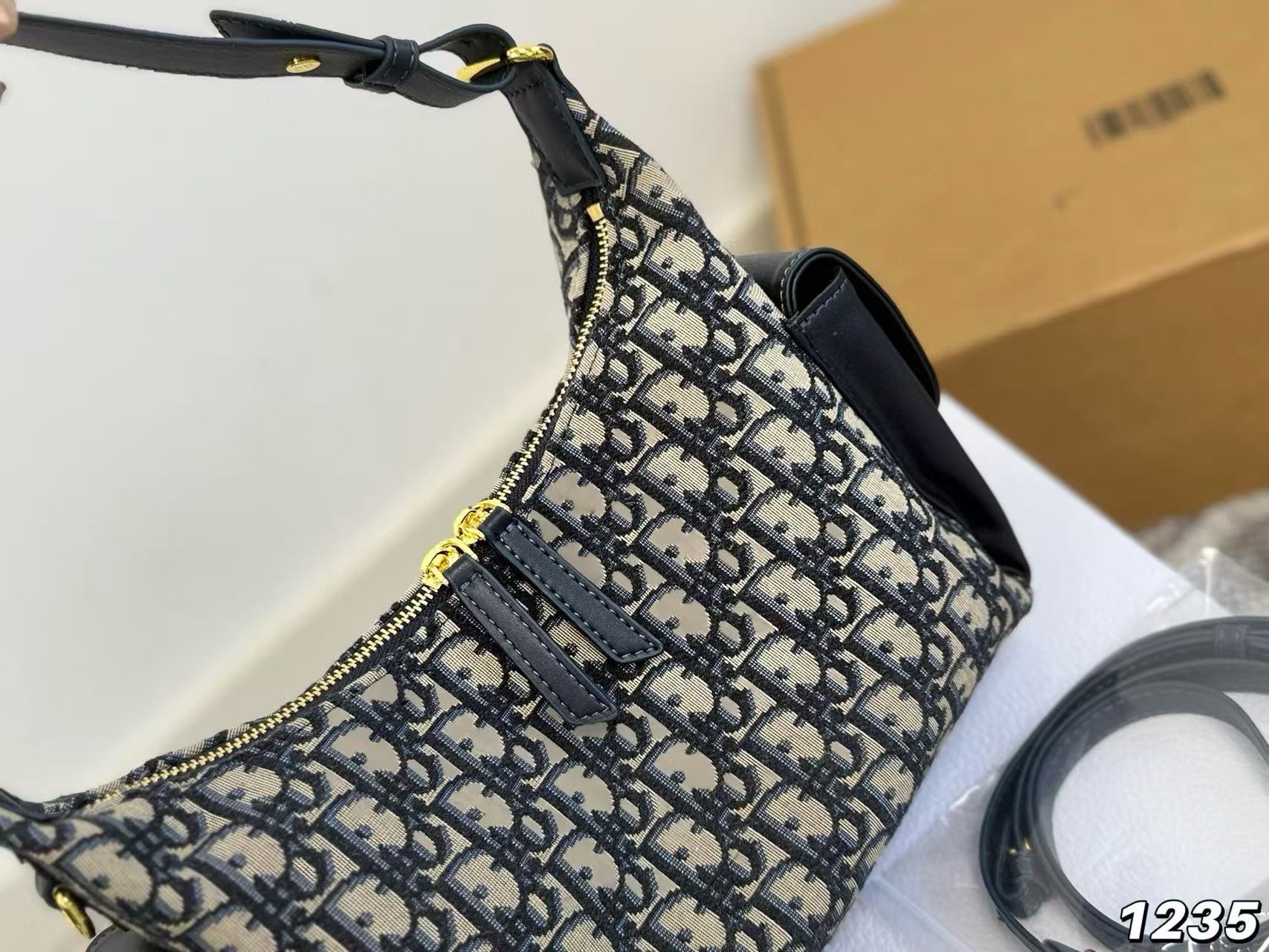 DI0R クラシック ジャカード ハンドバッグ【50％割引+送料無料】