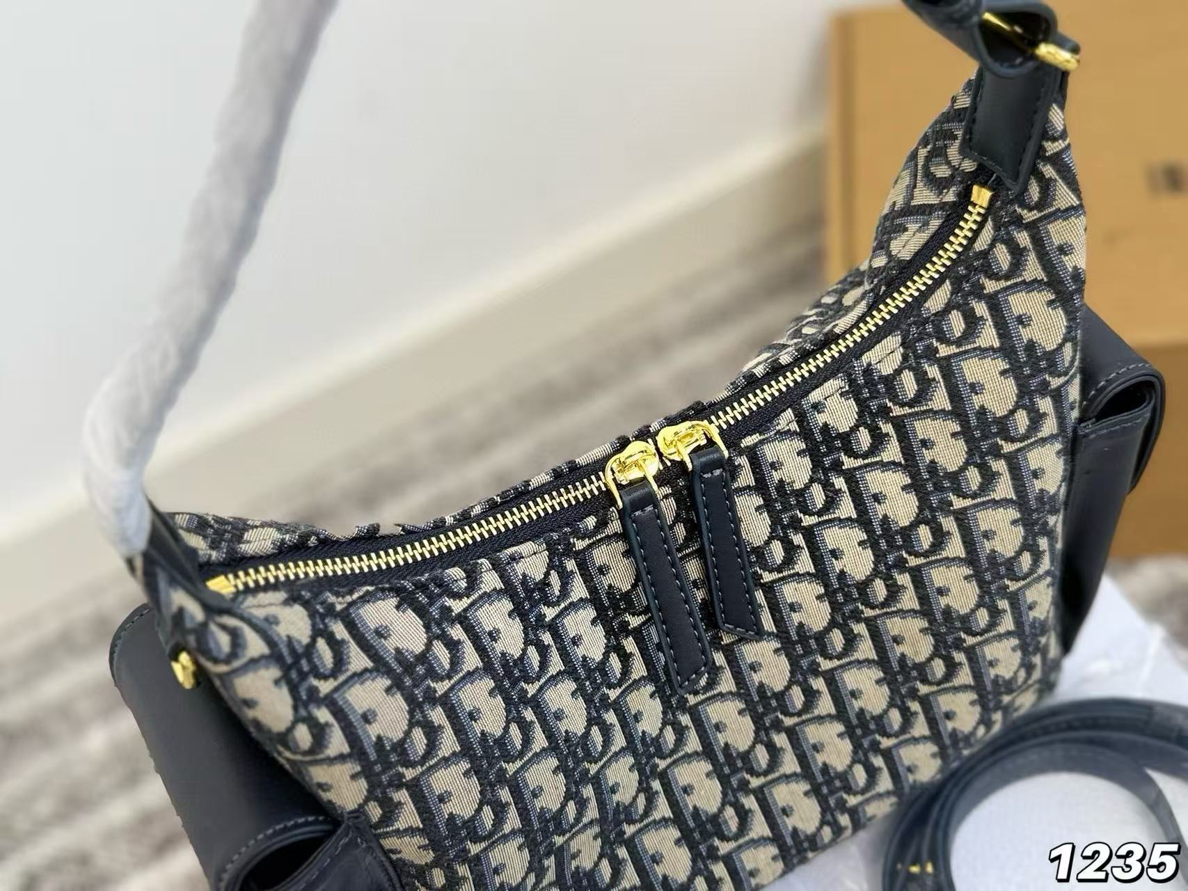 DI0R クラシック ジャカード ハンドバッグ【50％割引+送料無料】