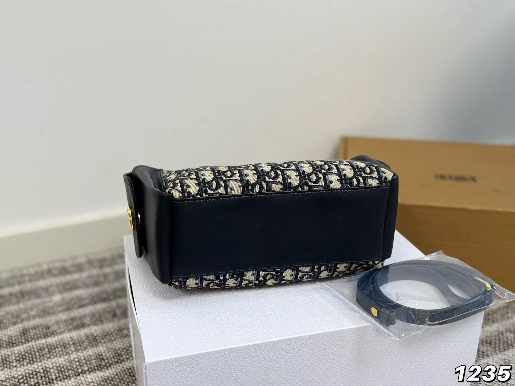 DI0R クラシック ジャカード ハンドバッグ【50％割引+送料無料】