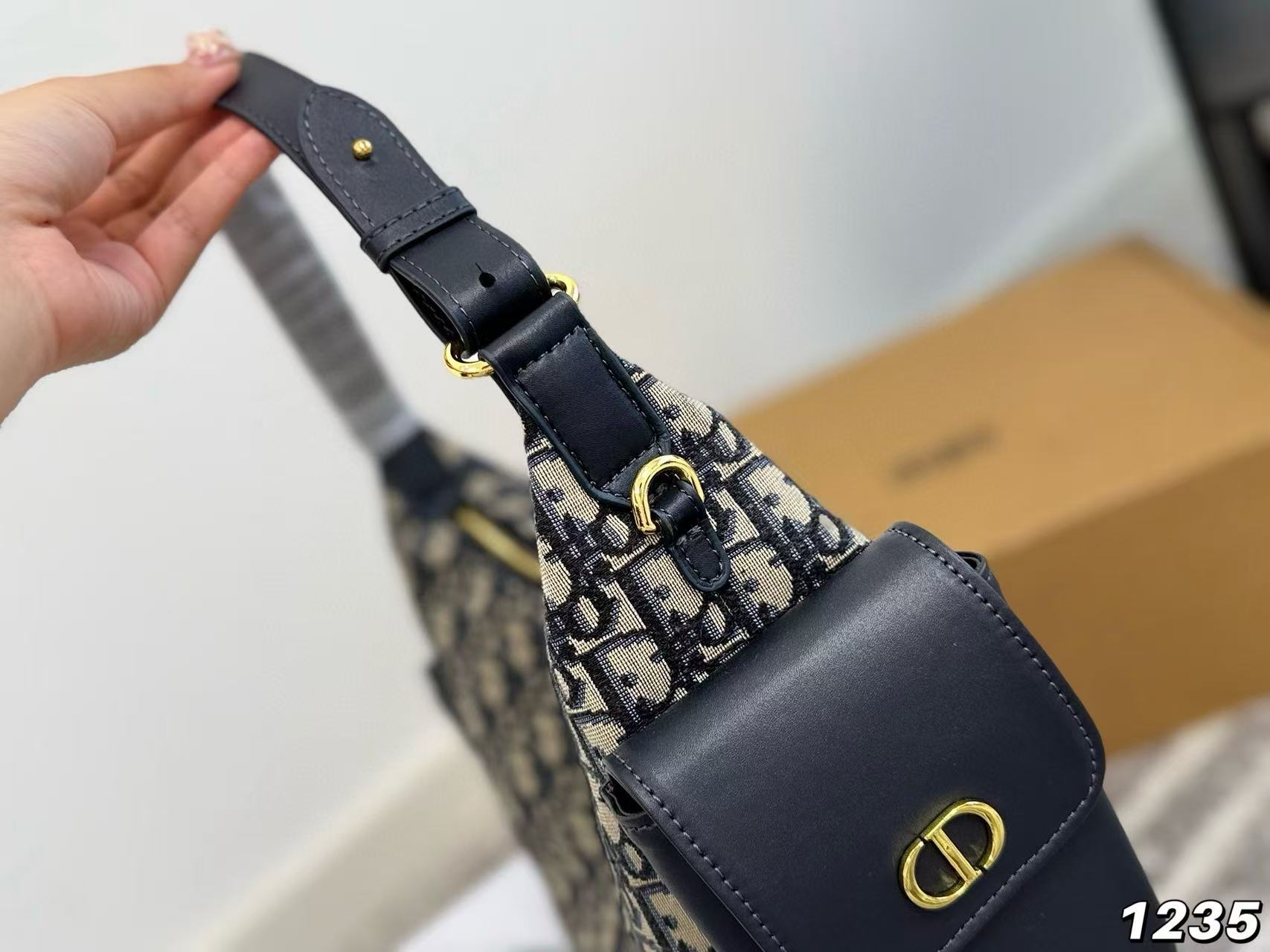 DI0R クラシック ジャカード ハンドバッグ【50％割引+送料無料】