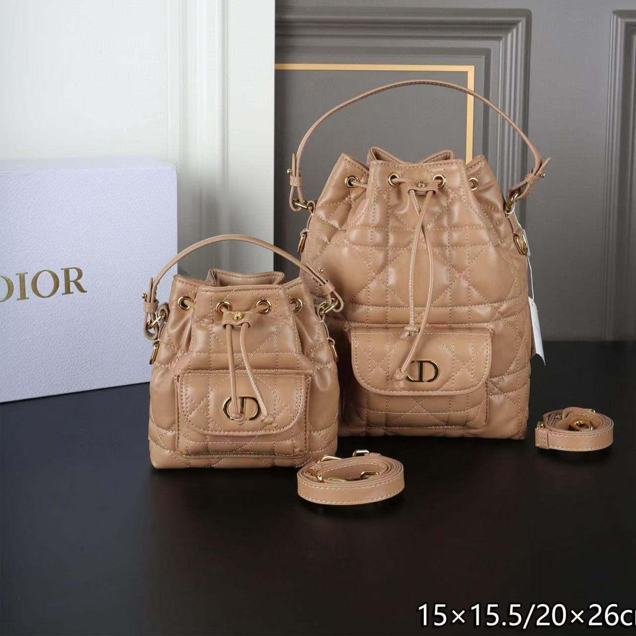 DI0R ドローストリング バケットバッグ【50％割引+送料無料】