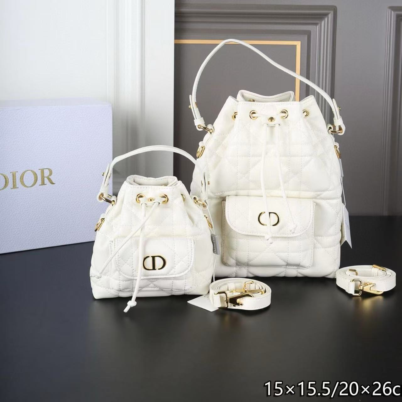 DI0R ドローストリング バケットバッグ【50％割引+送料無料】