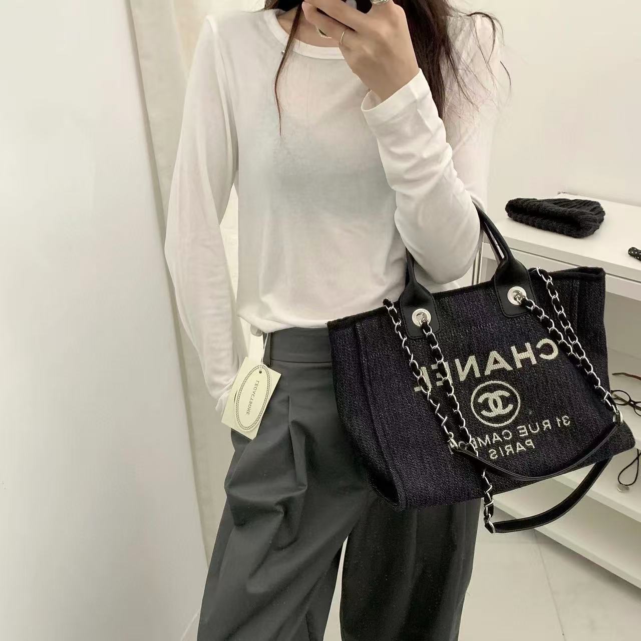 CHANE1 ビーチショッピングバッグ【50％割引+送料無料】