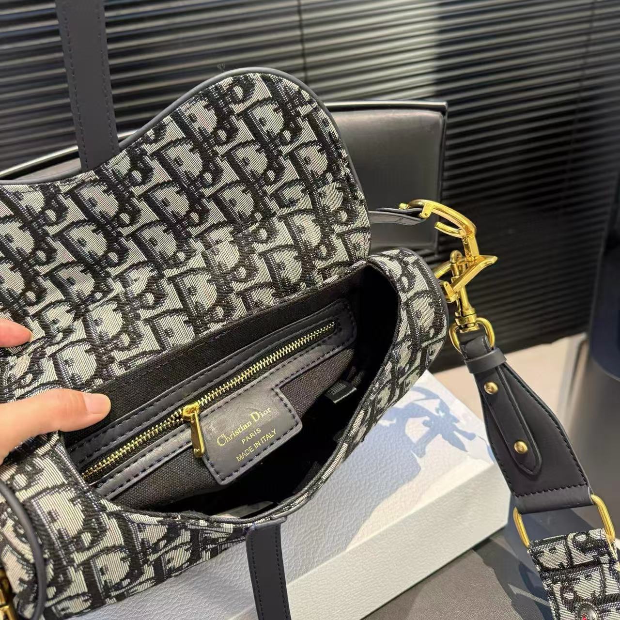 DI0R ジャカードサドルバッグ【50％割引+送料無料】