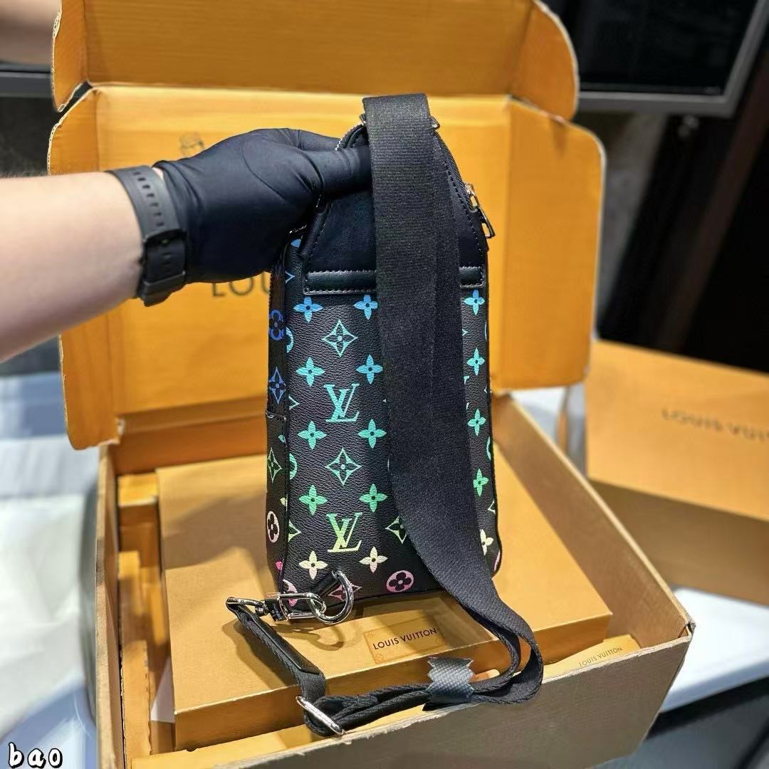 LVグラデーションメンズチェストバッグ【50％割引+送料無料】