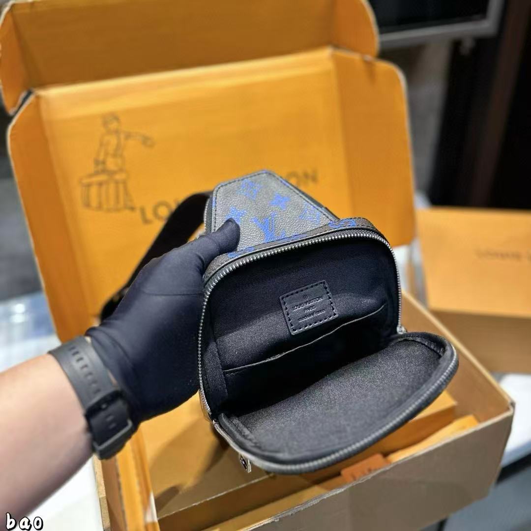 LVグラデーションメンズチェストバッグ【50％割引+送料無料】