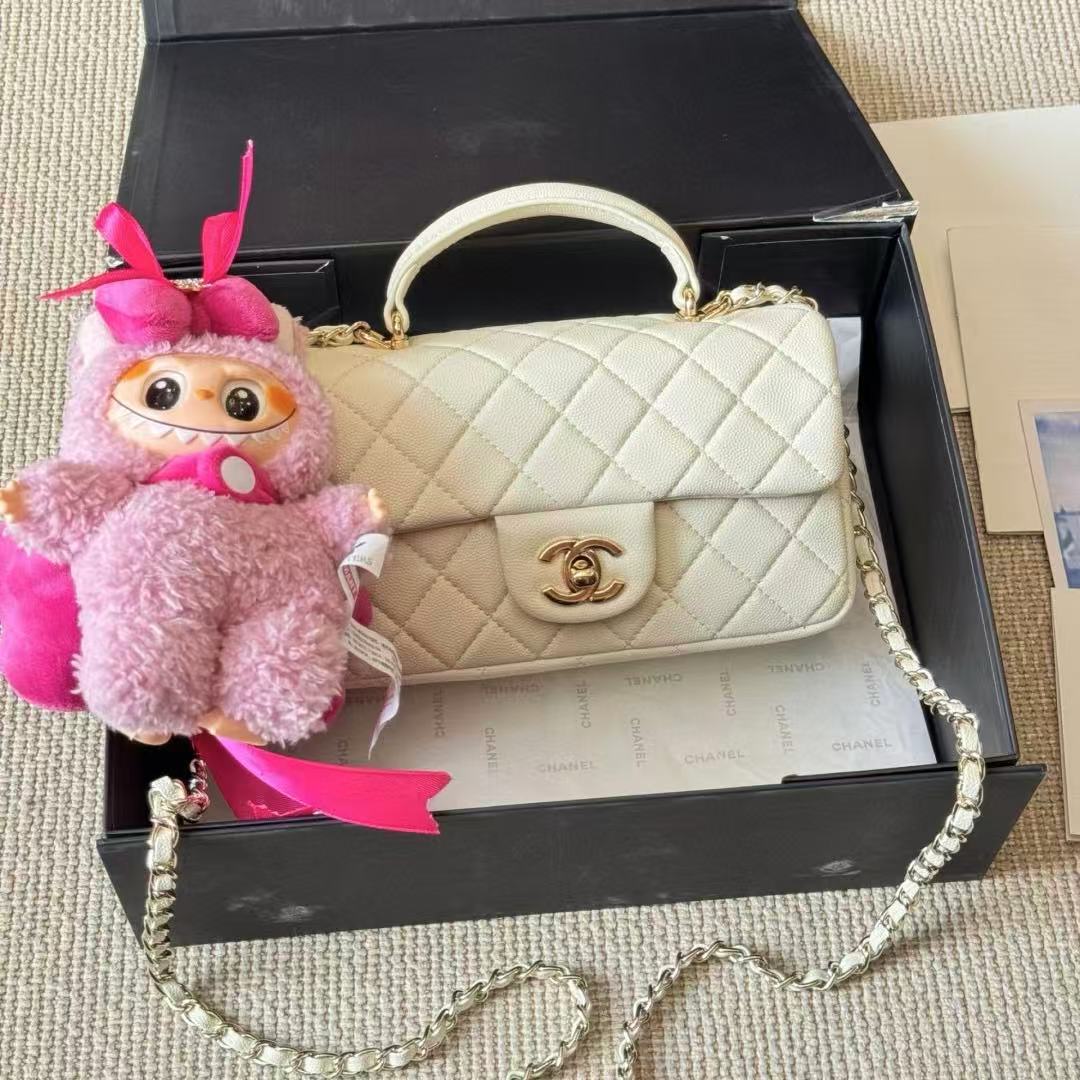 CHANE1 クラシックチェック柄チェーンバッグ【50％割引+送料無料】