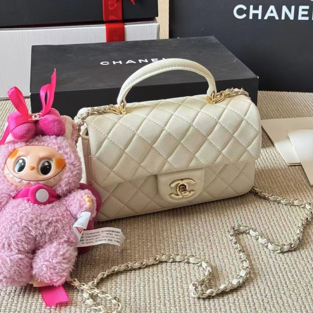 CHANE1 クラシックチェック柄チェーンバッグ【50％割引+送料無料】