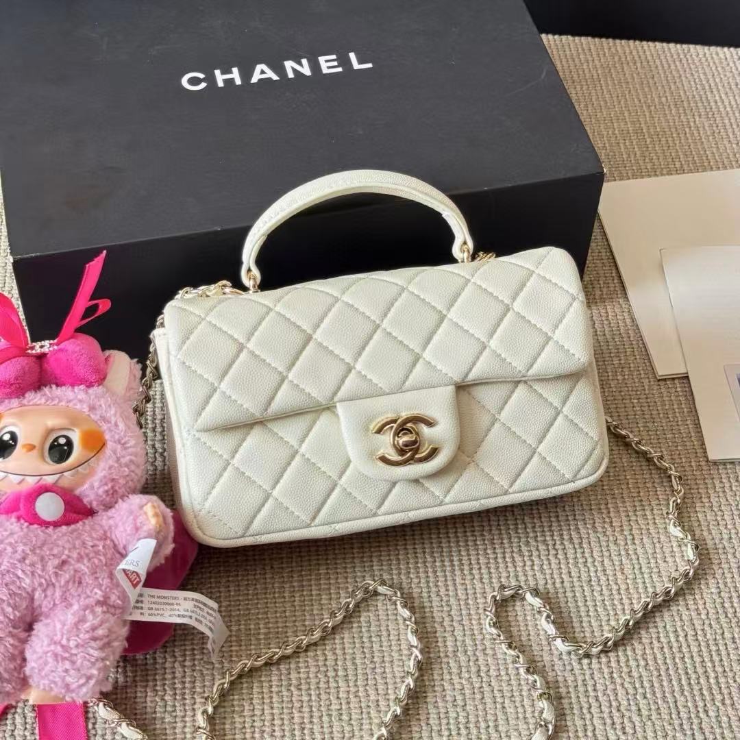 CHANE1 クラシックチェック柄チェーンバッグ【50％割引+送料無料】