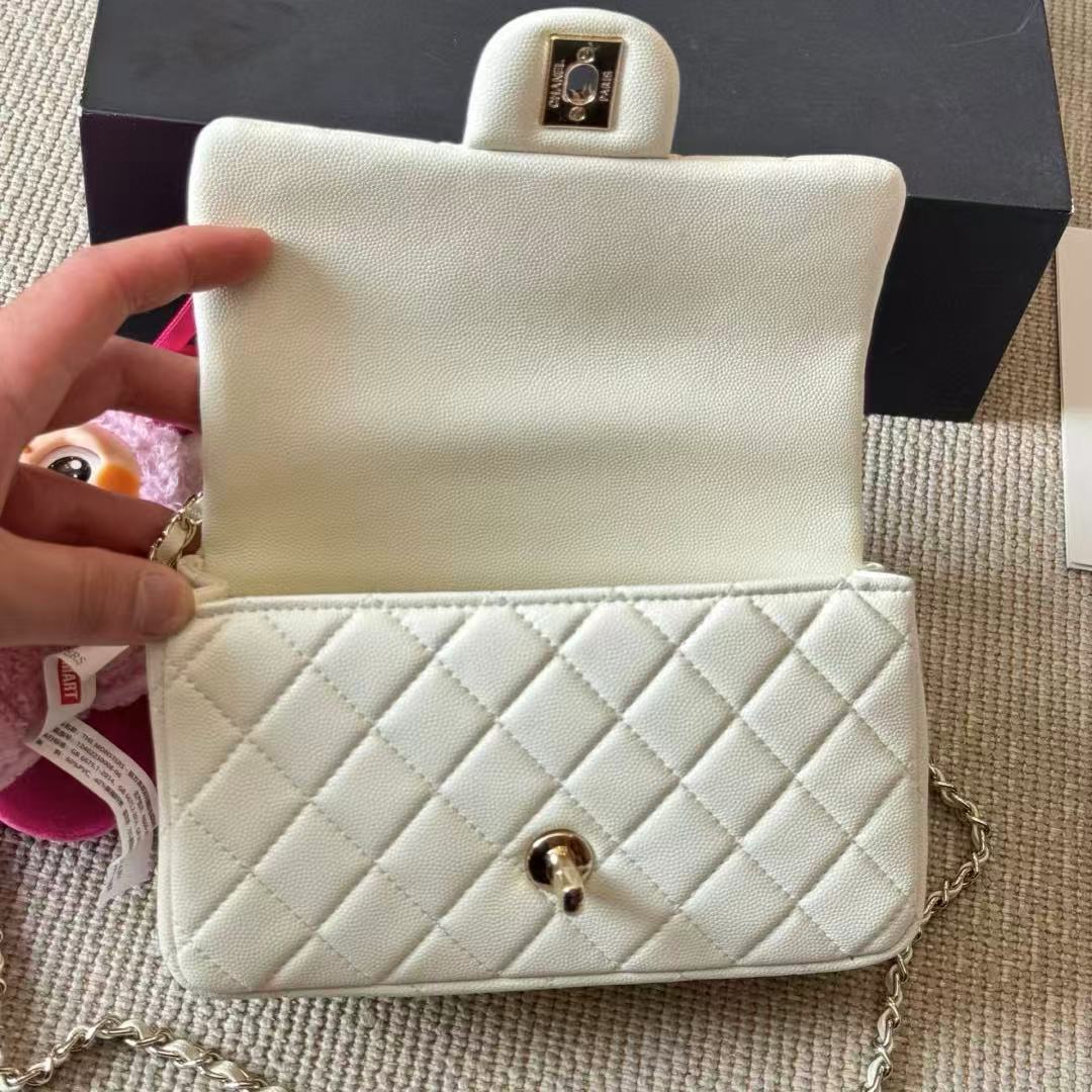 CHANE1 クラシックチェック柄チェーンバッグ【50％割引+送料無料】