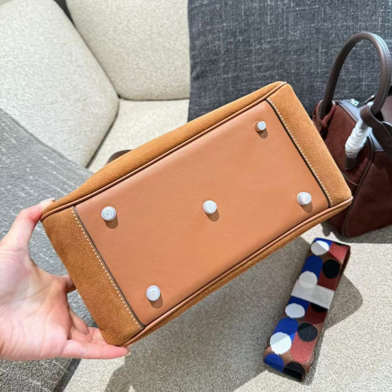 HERME5 lindy鹿革ショルダーバッグ【50％割引+送料無料】