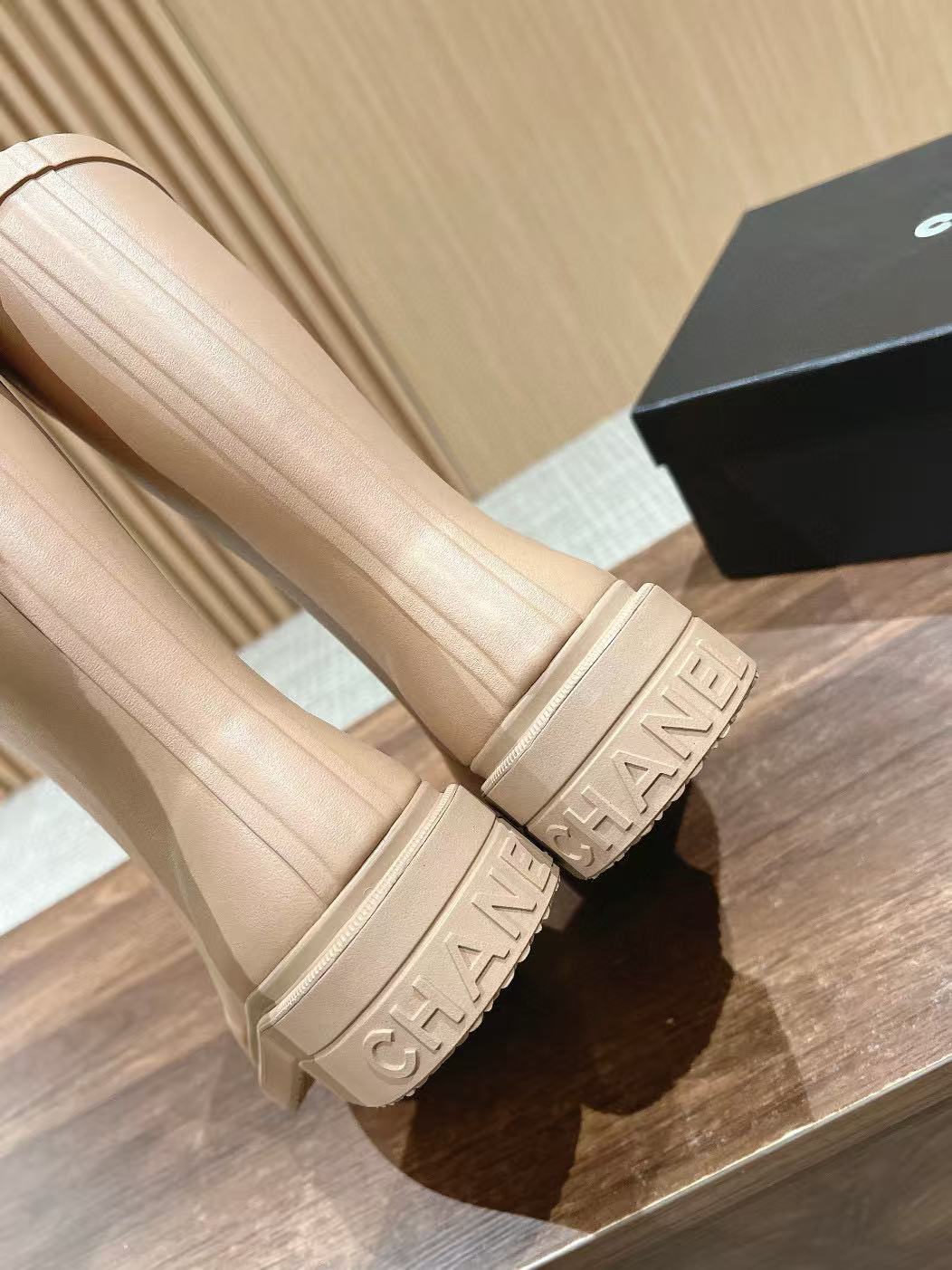 CHANE1 高品質ダブルCレインブーツ【50％割引+送料無料】