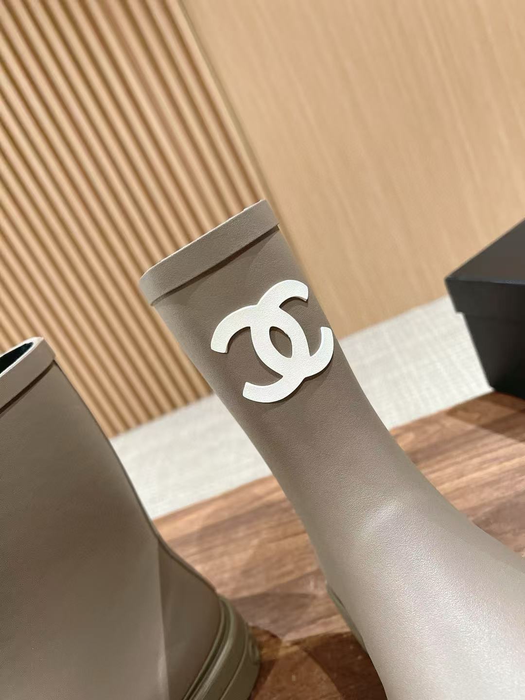 CHANE1 高品質ダブルCレインブーツ【50％割引+送料無料】