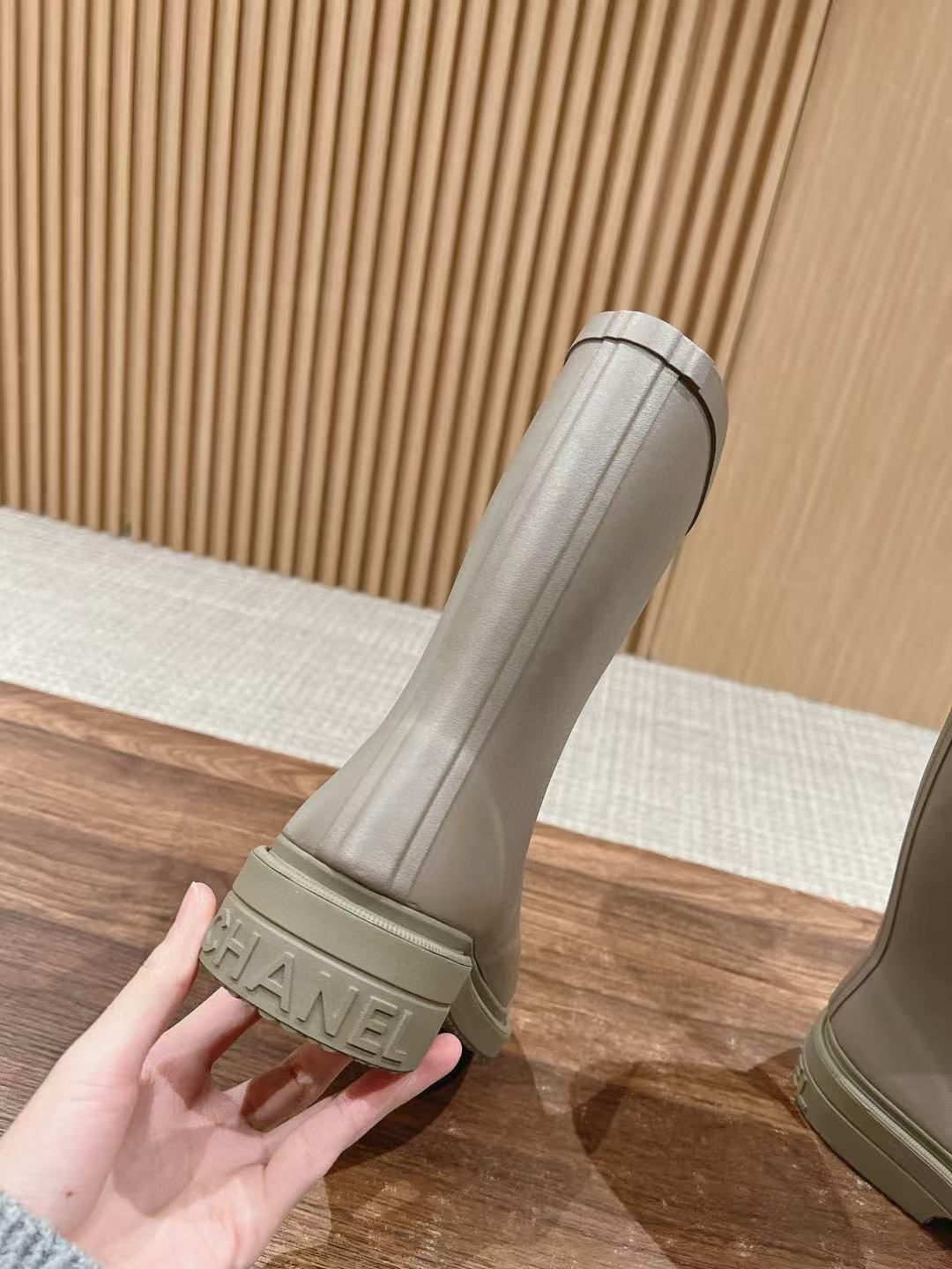 CHANE1 高品質ダブルCレインブーツ【50％割引+送料無料】