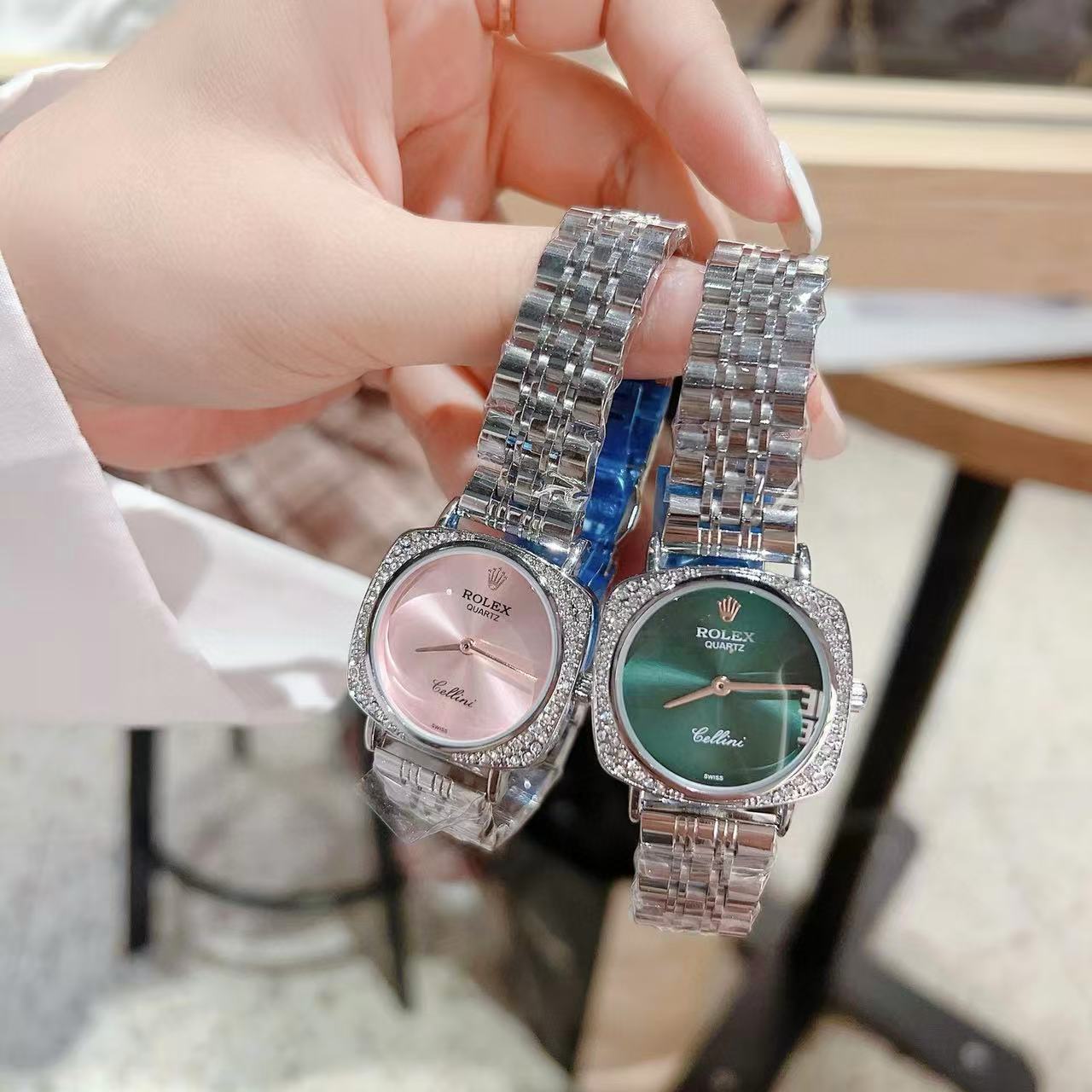 R0LEX ダイヤモンドレディースウォッチ【50％割引+送料無料】