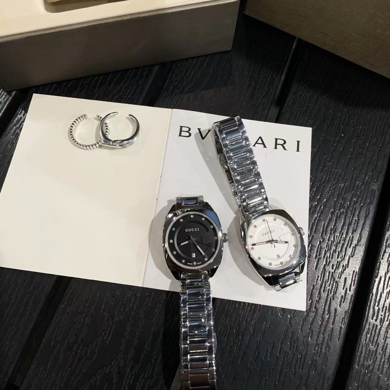 GUCC1 シンプルスチールストラップレディース腕時計【 50％割引+送料無料】