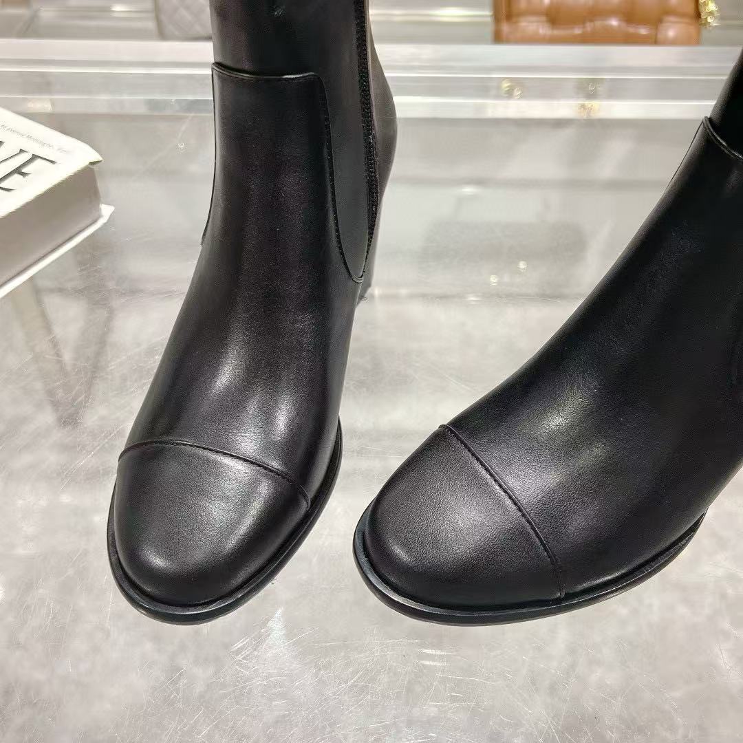 CHANE1 高品質シンプルシープスキンアンクルブーツ【50％割引+送料無料】