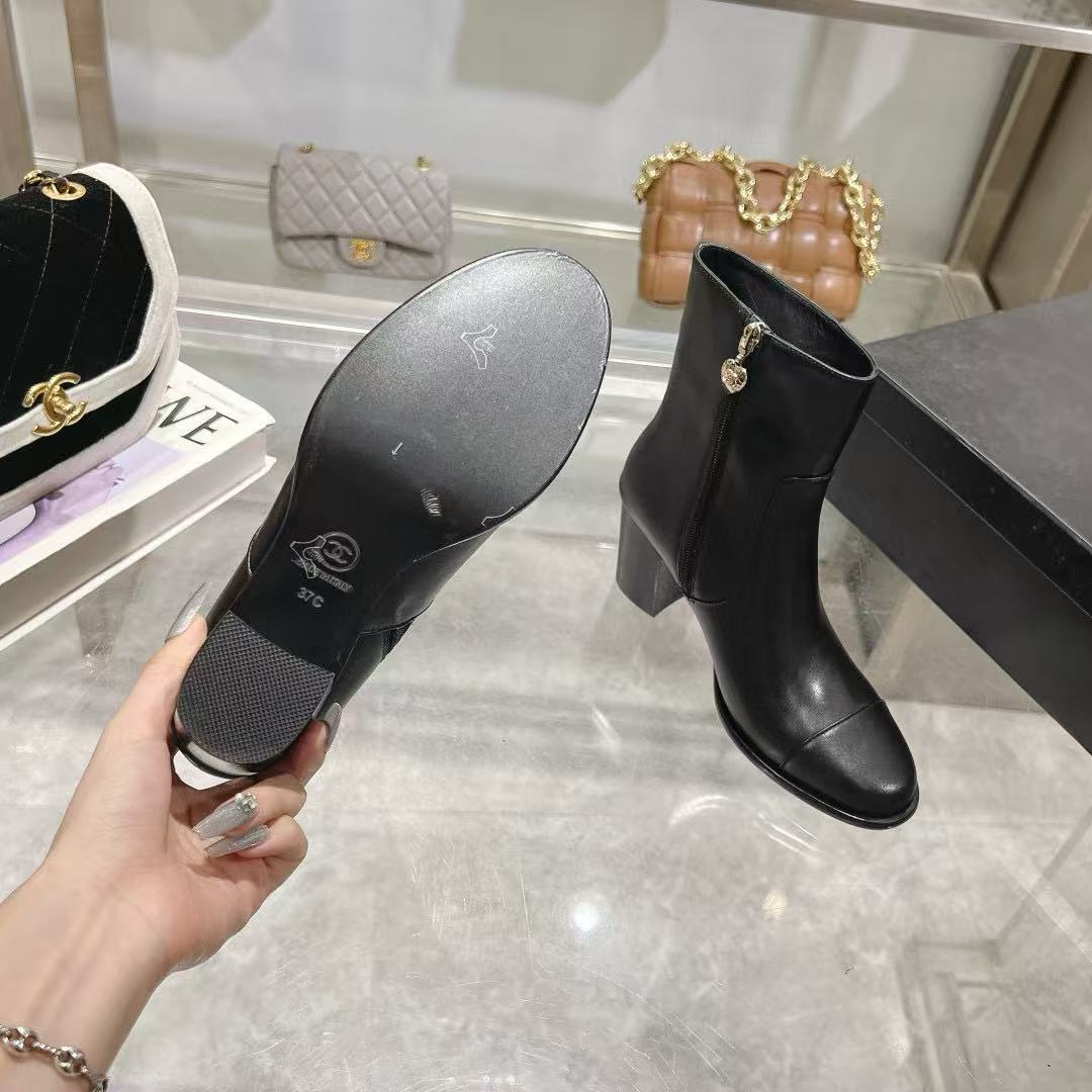 CHANE1 高品質シンプルシープスキンアンクルブーツ【50％割引+送料無料】