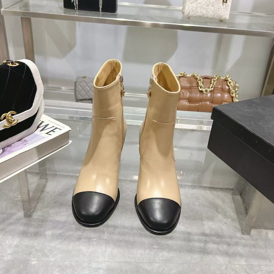 CHANE1 高品質シンプルシープスキンアンクルブーツ【50％割引+送料無料】