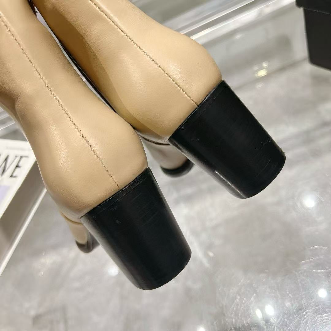 CHANE1 高品質シンプルシープスキンアンクルブーツ【50％割引+送料無料】