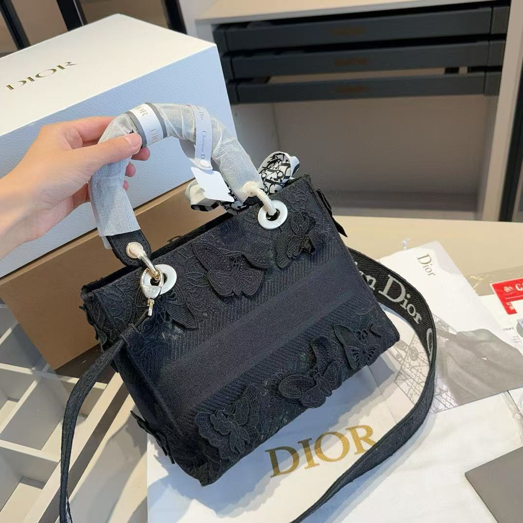 DI0R Ladyバタフライハンドバッグ【50％割引+送料無料】