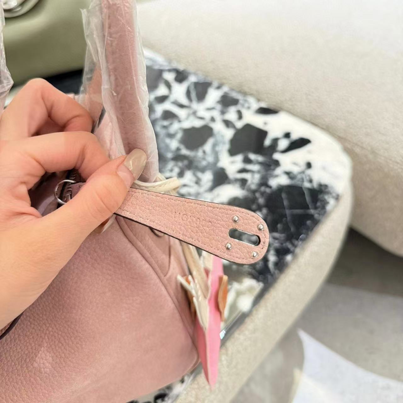 HERME5 lindy鹿革ショルダーバッグ【50％割引+送料無料】