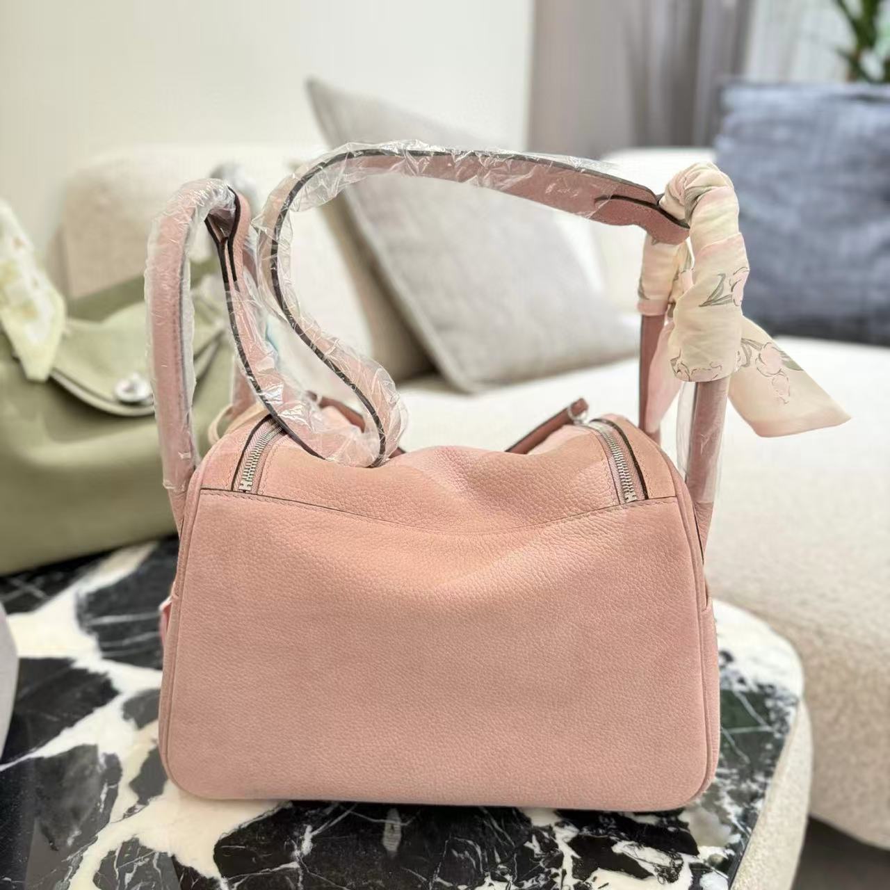 HERME5 lindy鹿革ショルダーバッグ【50％割引+送料無料】