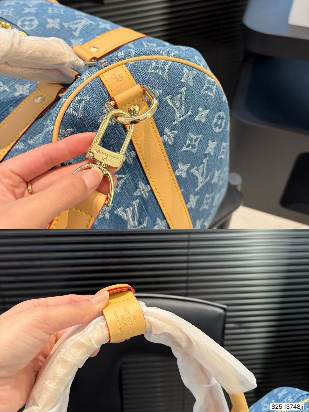 LVデニムトラベルバッグ【50％割引+送料無料】