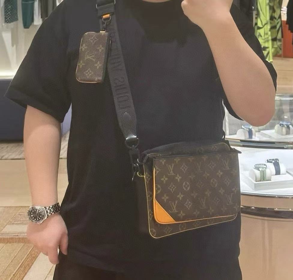 LV スリーインワン メンズ メッセンジャーバッグ【50％割引+送料無料】