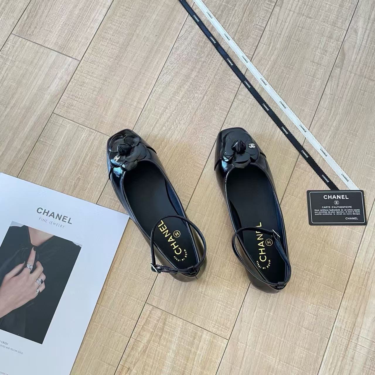 CHANE1 カメリア ラウンドトゥ フラットシューズ【50％割引+送料無料】