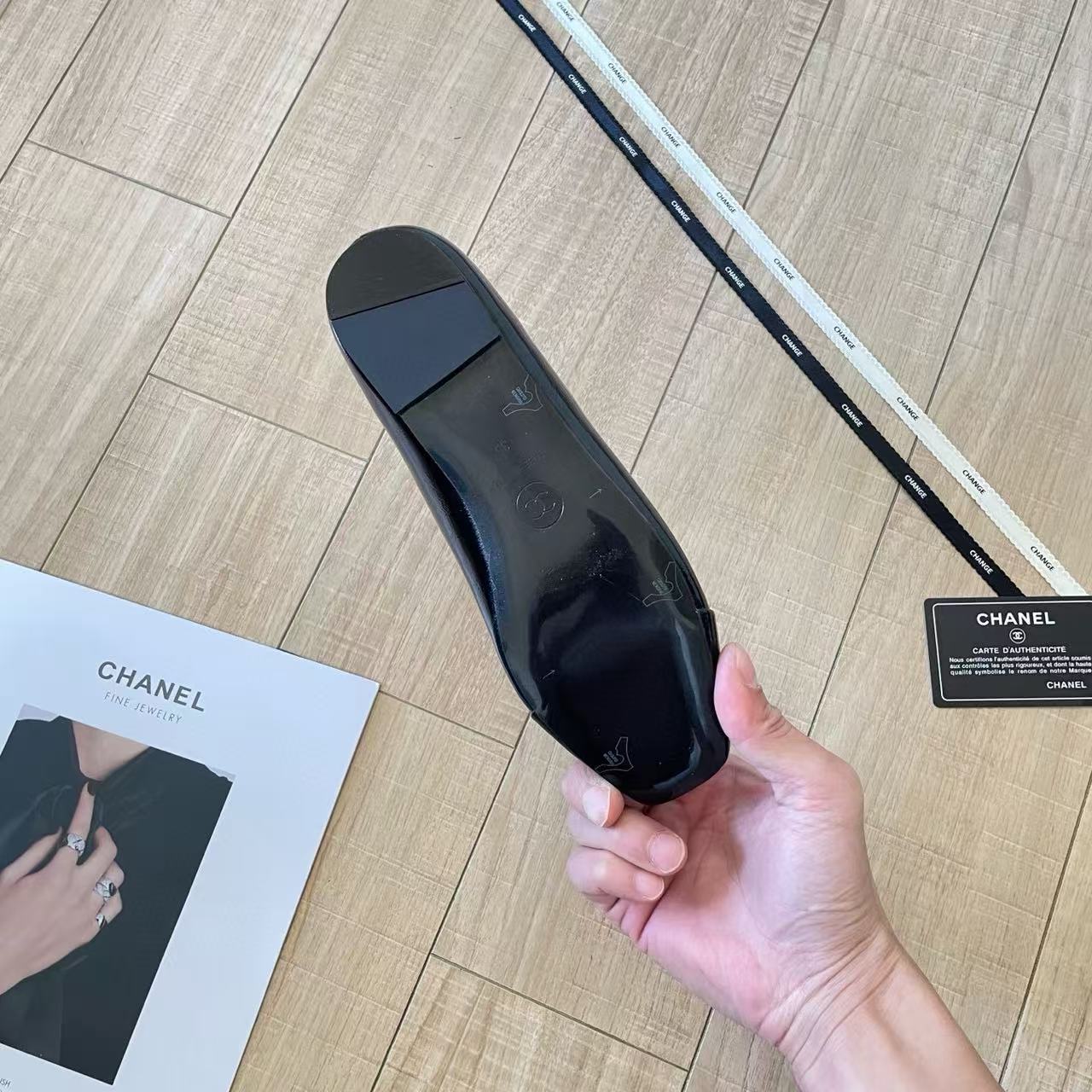 CHANE1 カメリア ラウンドトゥ フラットシューズ【50％割引+送料無料】