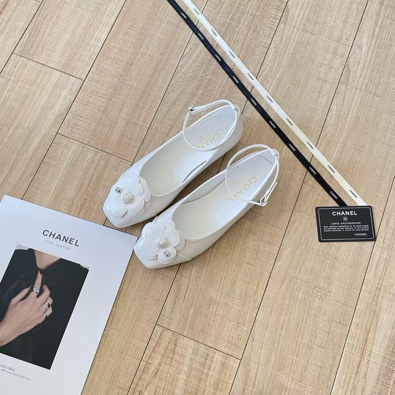 CHANE1 カメリア ラウンドトゥ フラットシューズ【50％割引+送料無料】