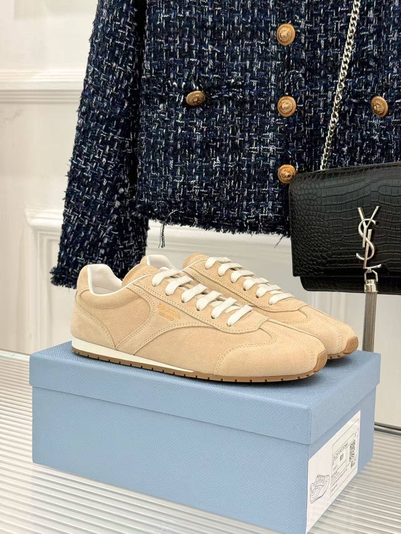 PR4DAの高品質レースアップカジュアルシューズ【50％割引+送料無料】