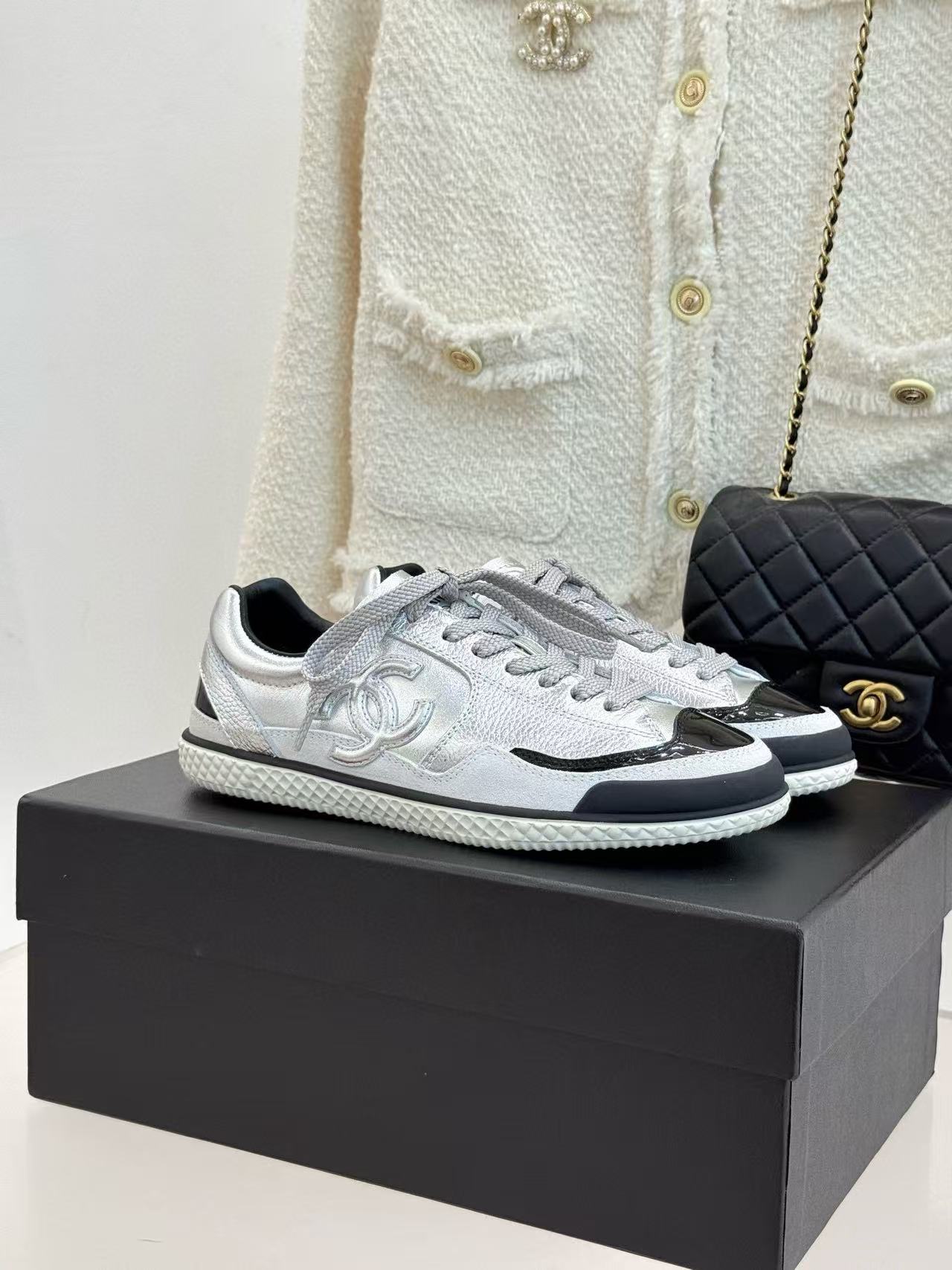 CHANE1 高品質ダブルCカジュアルシューズ【50％割引+送料無料】