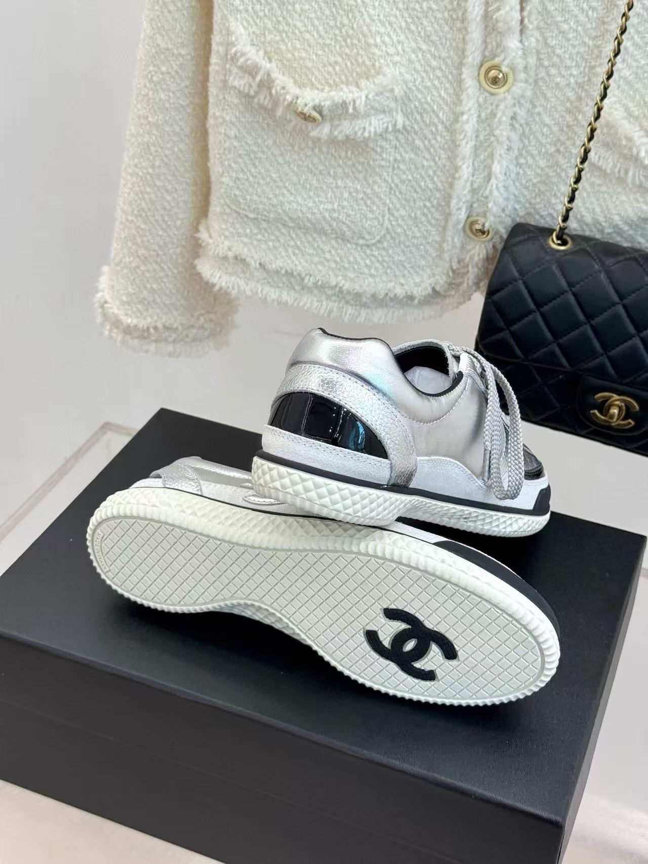 CHANE1 高品質ダブルCカジュアルシューズ【50％割引+送料無料】