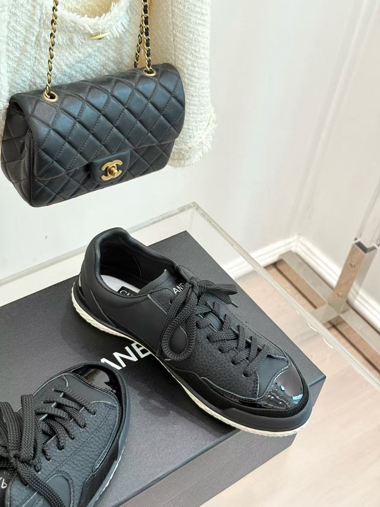 CHANE1 高品質ダブルCカジュアルシューズ【50％割引+送料無料】