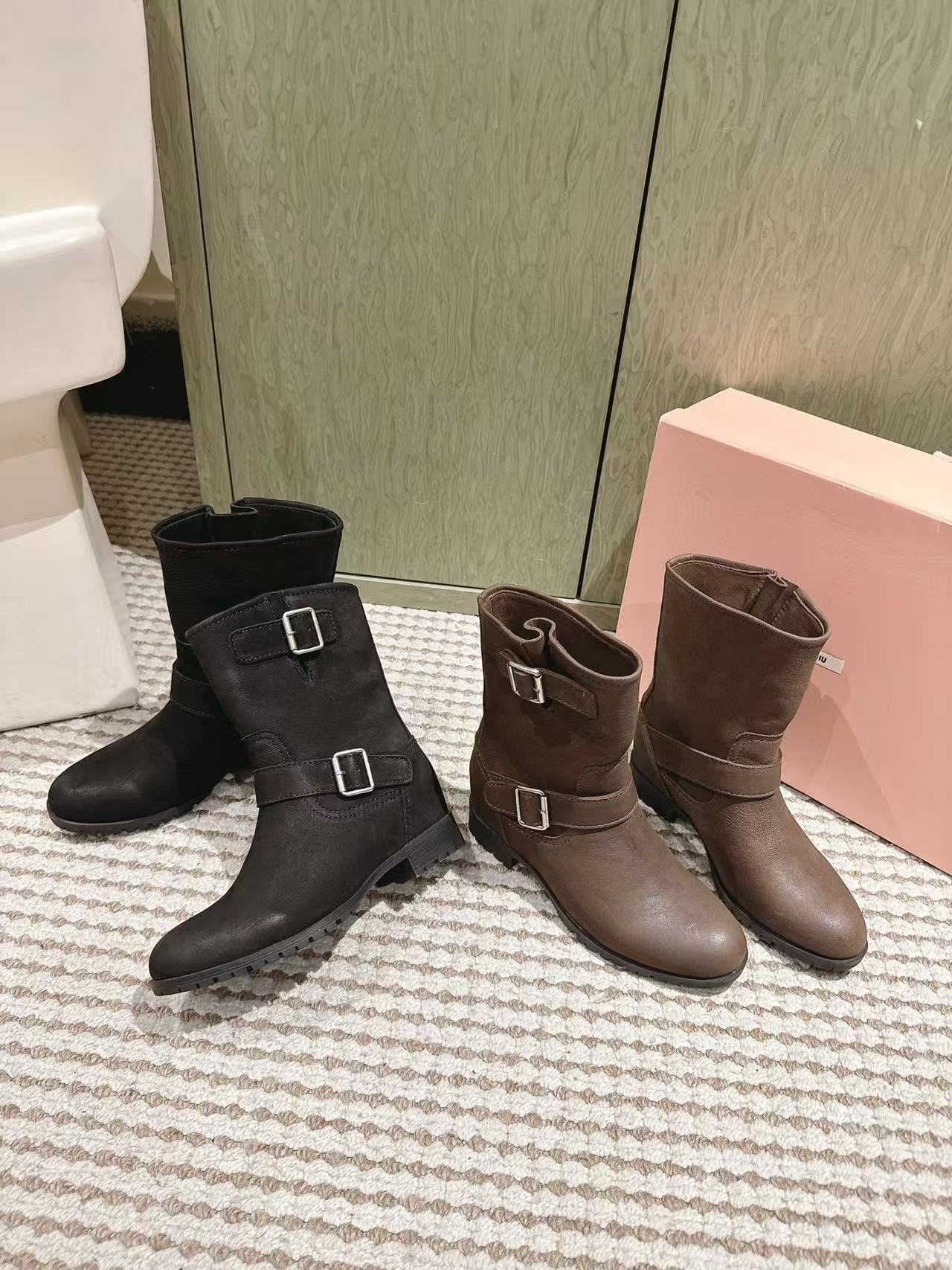 M1UM1U 高品質シンプルアンクルブーツ【50％割引+送料無料】