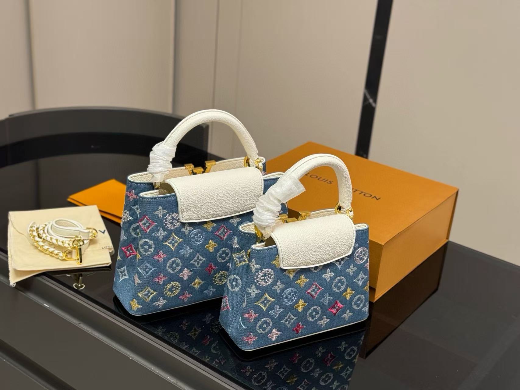 LV刺繍ハンドバッグ【50％割引+送料無料】