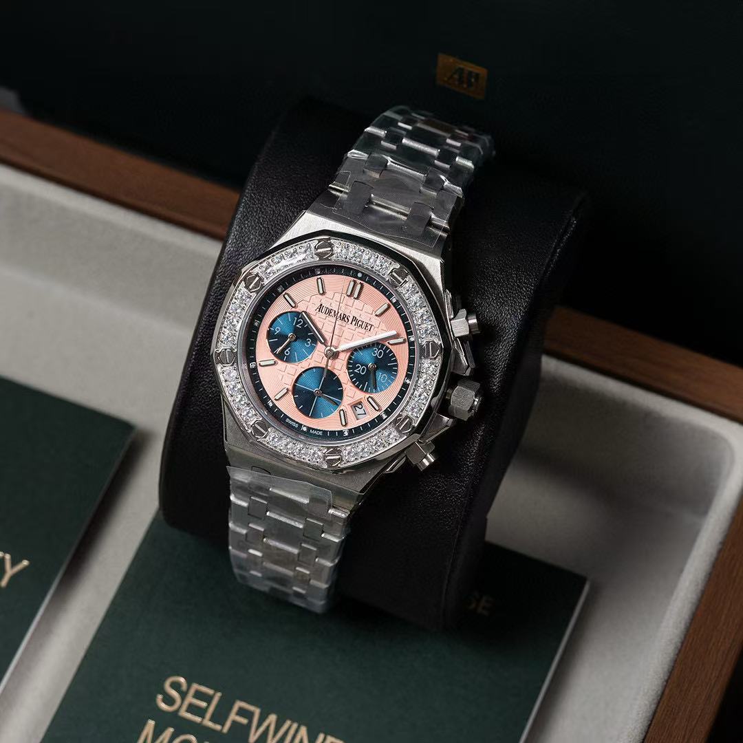 Audemarsp1gueダイヤモンドをあしらったレディース腕時計【50％割引+送料無料】