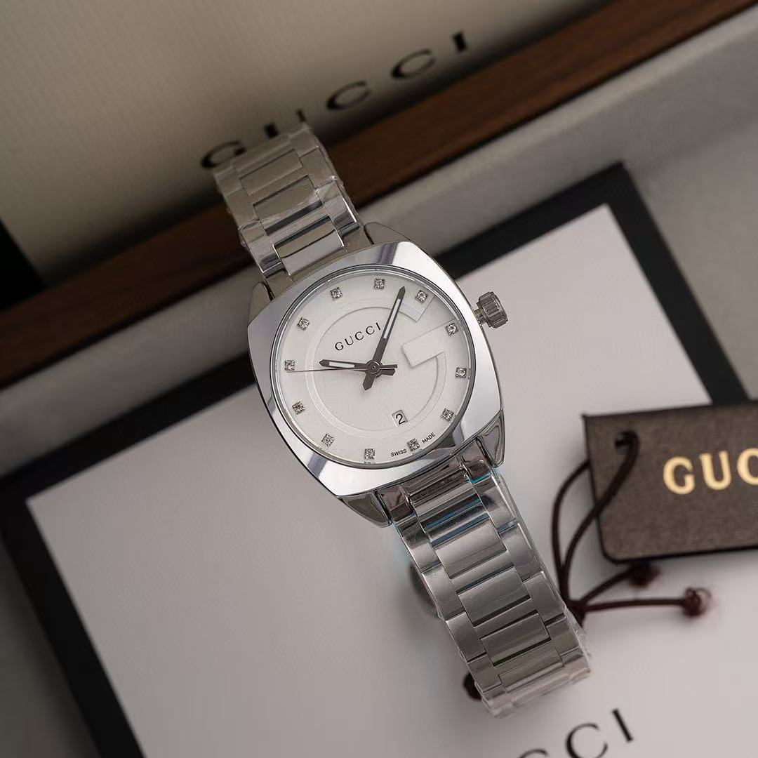 GUCC1 シンプルスチールストラップレディース腕時計【50％割引+送料無料】