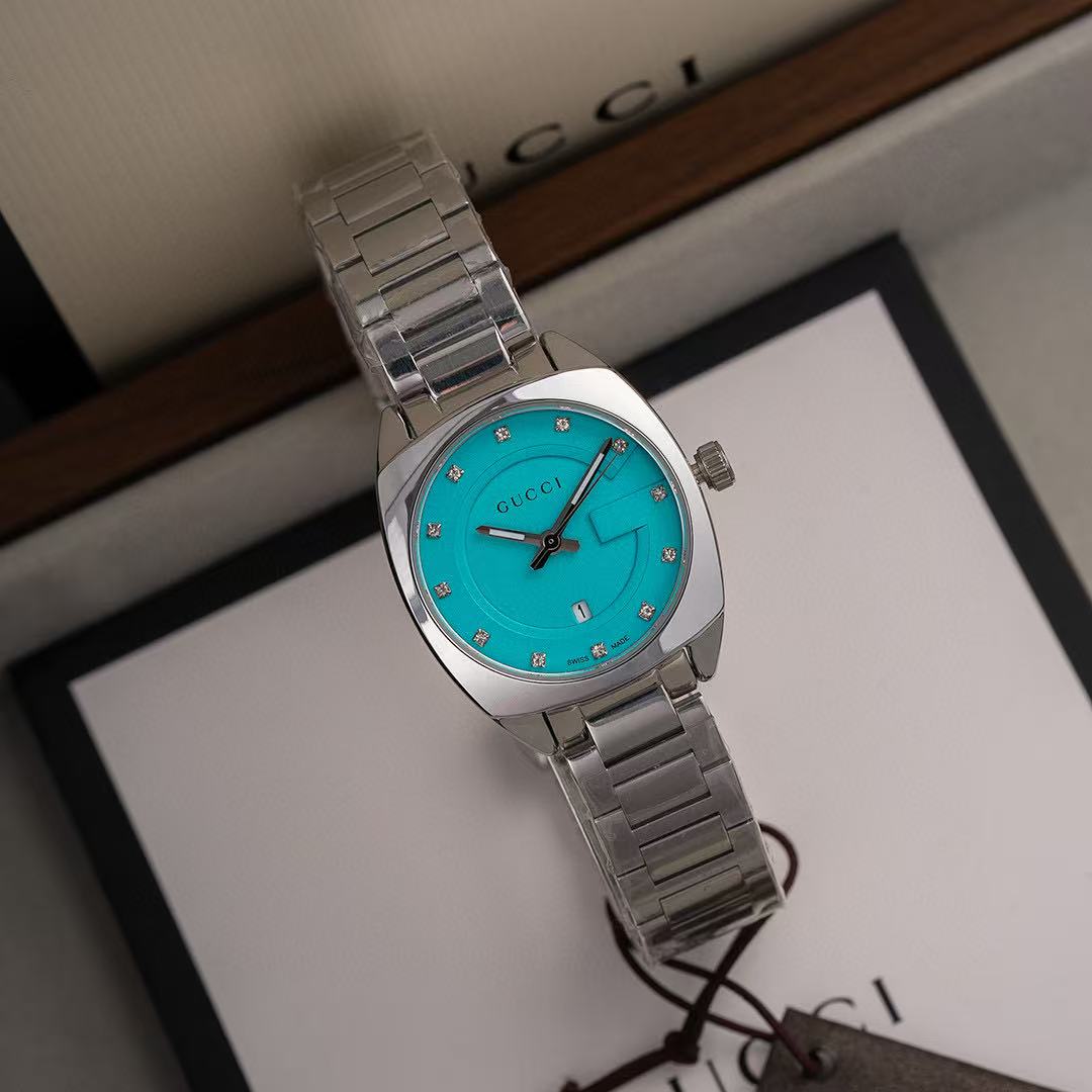 GUCC1 シンプルスチールストラップレディース腕時計【50％割引+送料無料】