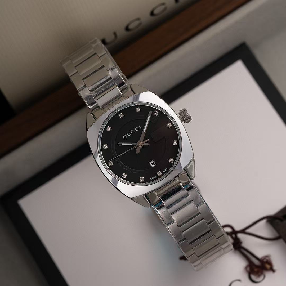 GUCC1 シンプルスチールストラップレディース腕時計【50％割引+送料無料】