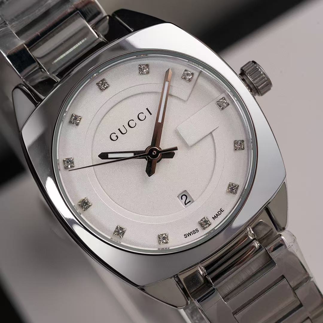 GUCC1 シンプルスチールストラップレディース腕時計【50％割引+送料無料】