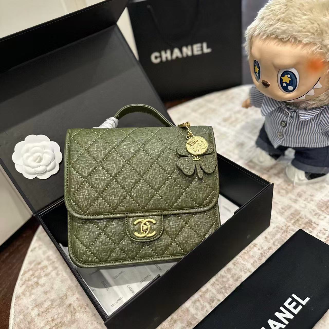 CHANE1 ゴールドコイン 四つ葉のクローバー バックパック【50％割引+送料無料】