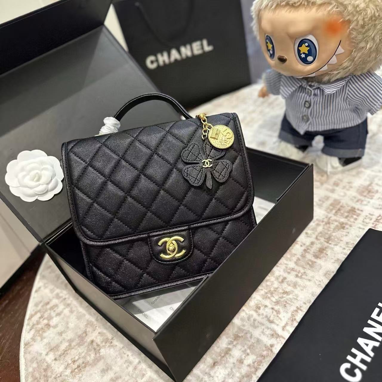 CHANE1 ゴールドコイン 四つ葉のクローバー バックパック【50％割引+送料無料】