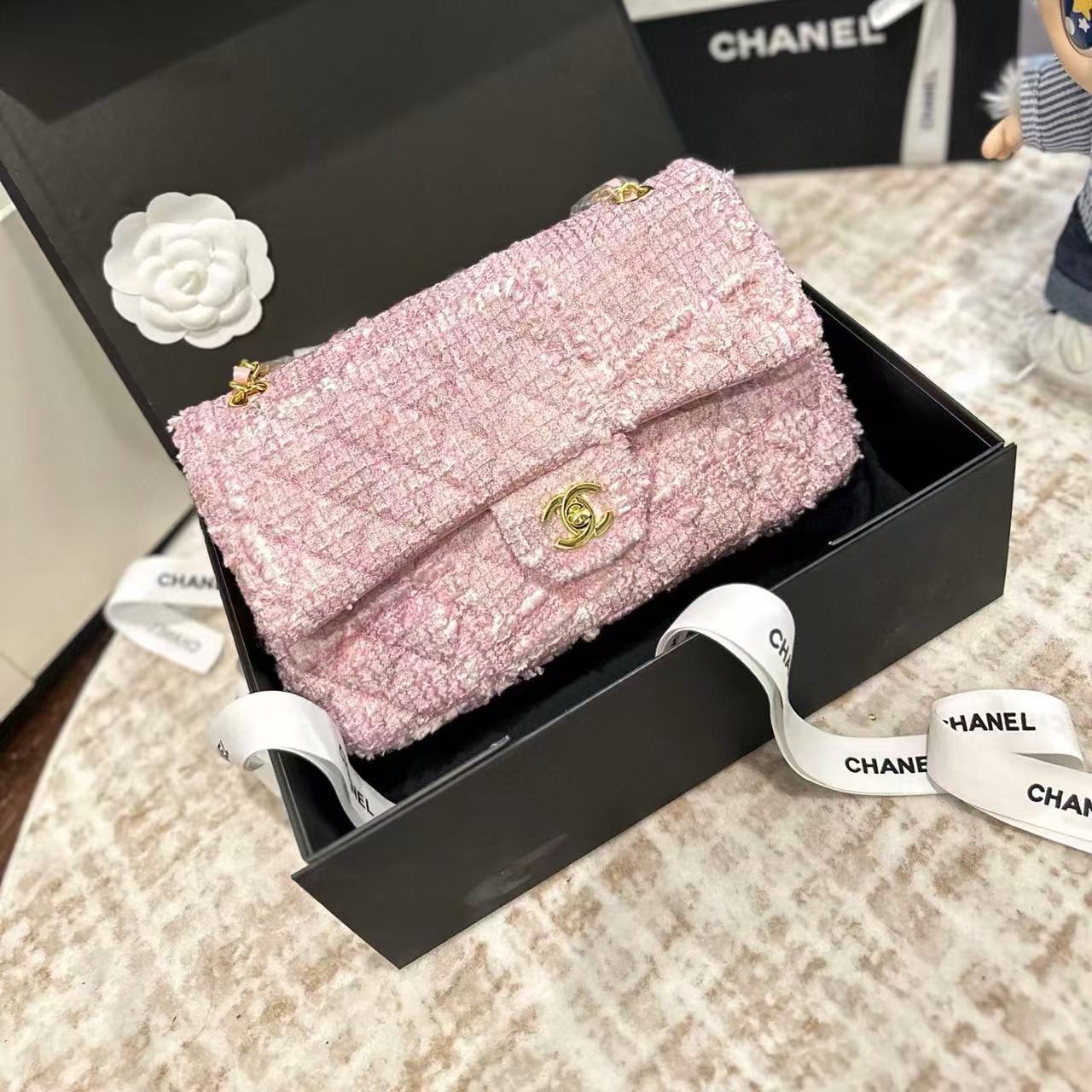 CHANE1CF ウールチェーンショルダークロスボディバッグ【50％割引+送料無料】