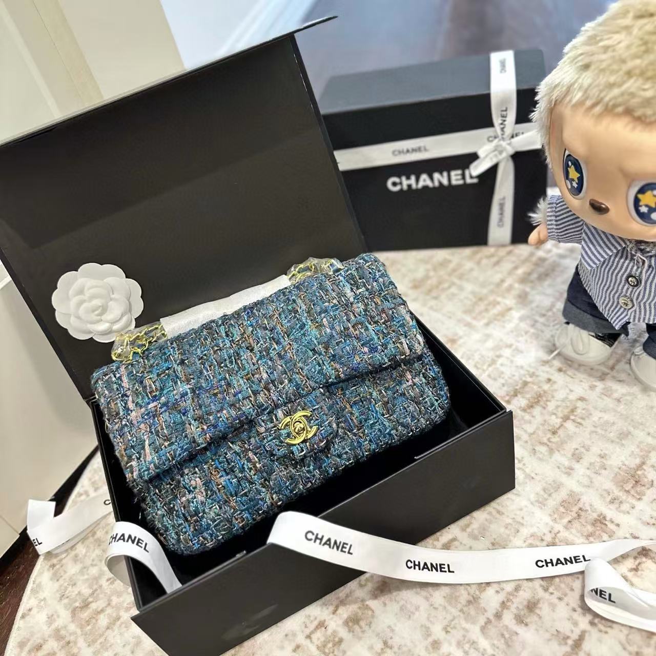 CHANE1CF ウールチェーンショルダークロスボディバッグ【50％割引+送料無料】