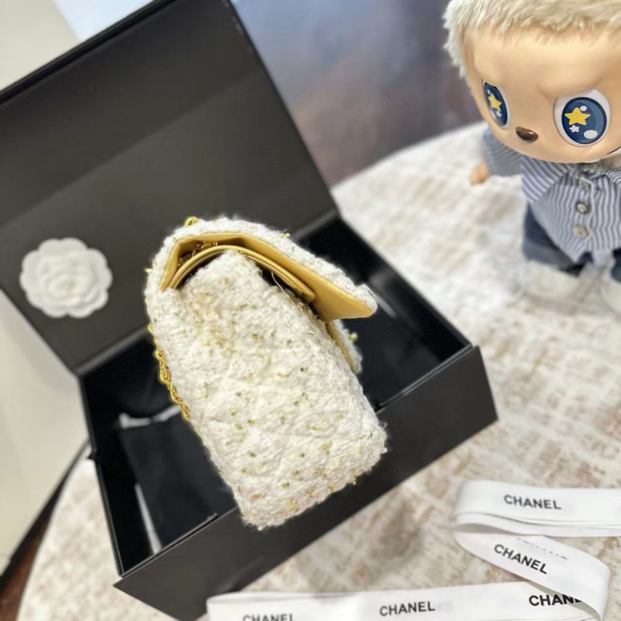 CHANE1 チェーンウールショルダーバッグ【50％割引+送料無料】