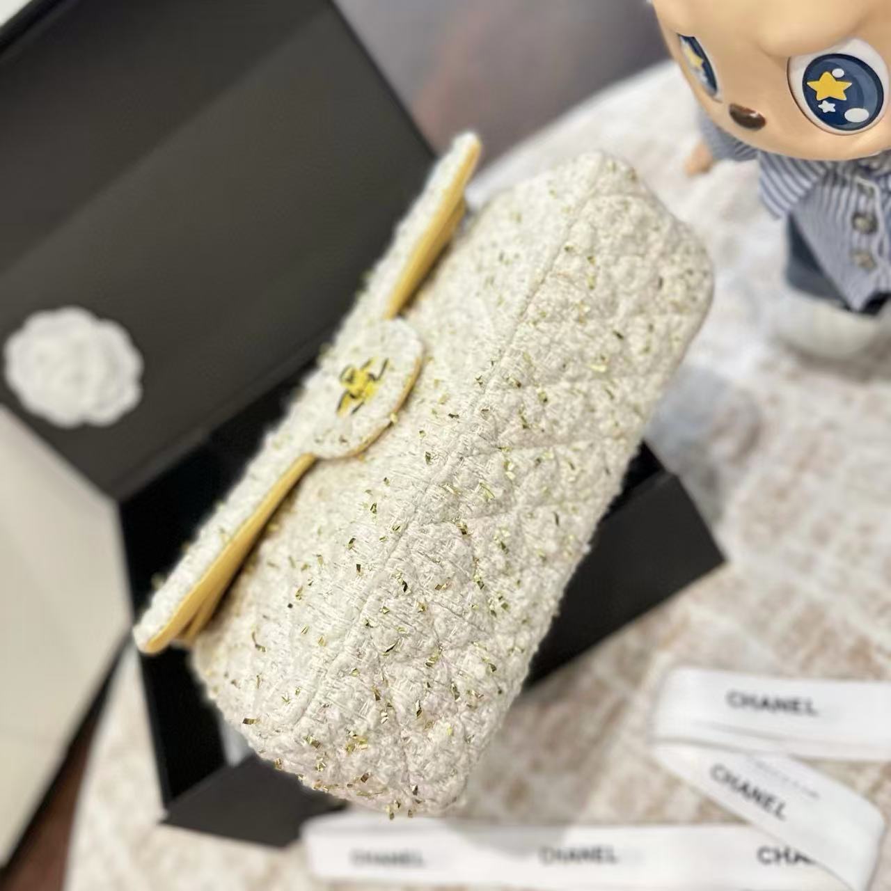 CHANE1 チェーンウールショルダーバッグ【50％割引+送料無料】