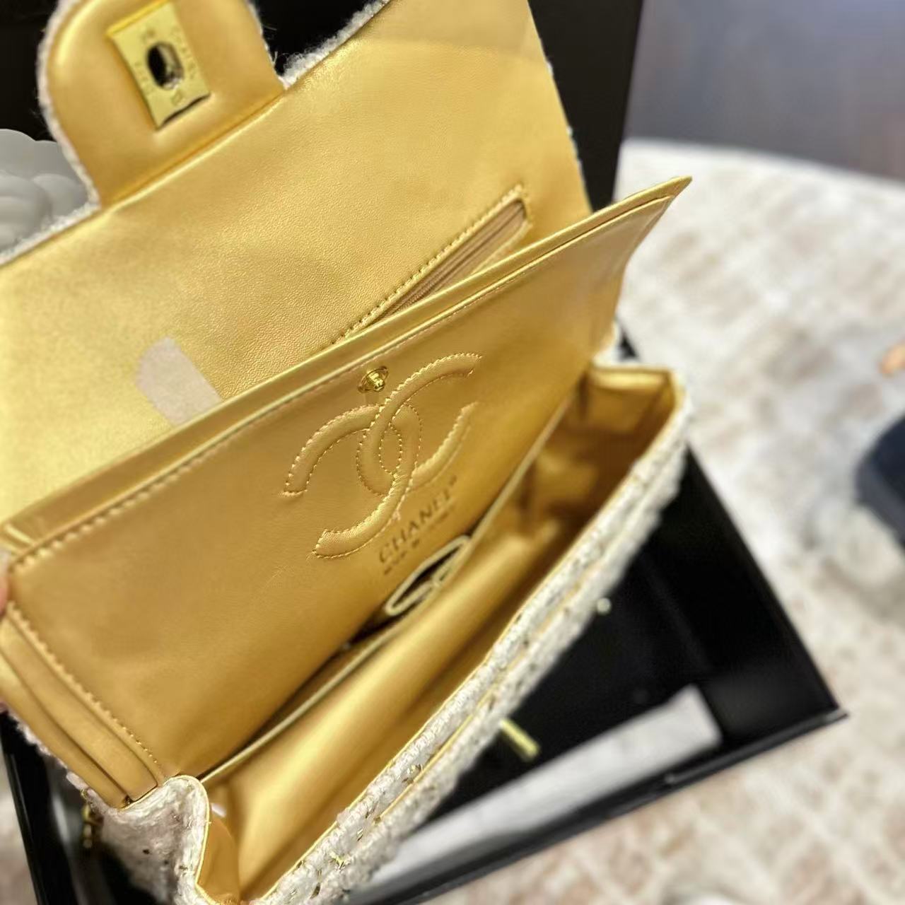 CHANE1 チェーンウールショルダーバッグ【50％割引+送料無料】